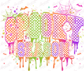 Colorful Spooky Season DTF Transfer protected preview