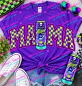 Green and Purple Witch's Brew Mama DTF transfer design