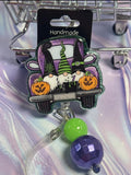 Halloween gnome truck badge reel