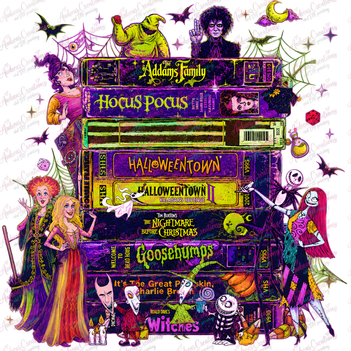 Hocus Pocus Halloween Books DTF Transfer protected preview