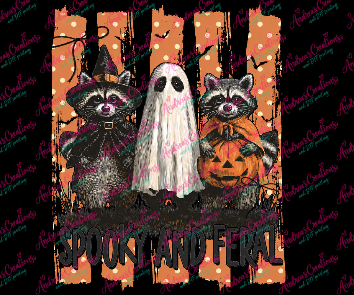 Spooky & Feral Halloween DTF Transfer protected preview