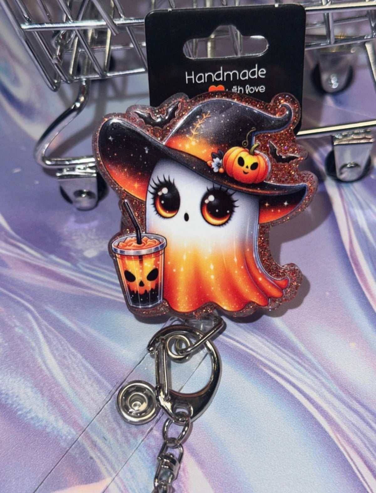Witchy ghost badge reel